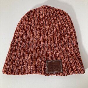 Womens‎ Love Your Melon Knit Cotton Hat Orange Brown OS